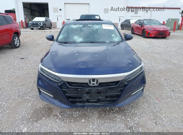 1HGCV3F98KA010795 2019 HONDA ACCORD Dark Blue Vista del cuadro de instrumentos