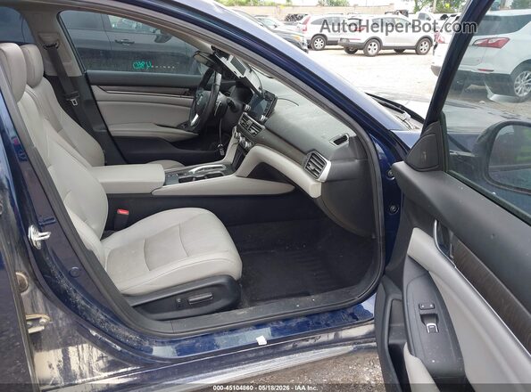 1HGCV3F98KA010795 2019 HONDA ACCORD Dark Blue Vista interior delantera