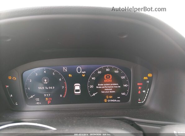 1HGCY1F20SA055633 2025 HONDA ACCORD White უკანა სავარძლების ხედი