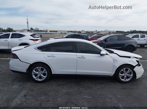 1HGCY1F20SA055633 2025 HONDA ACCORD White უკანა სალონის ხედი