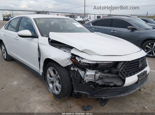 1HGCY1F22PA054703 2023 HONDA ACCORD White Front view