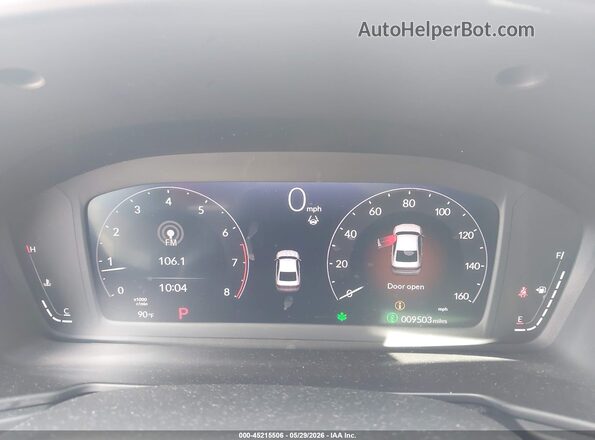 1HGCY1F22SA069467 2025 HONDA ACCORD White უკანა სავარძლების ხედი