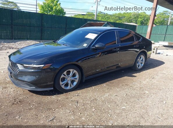1HGCY1F23PA053012 2023 HONDA ACCORD Black Przód lewy