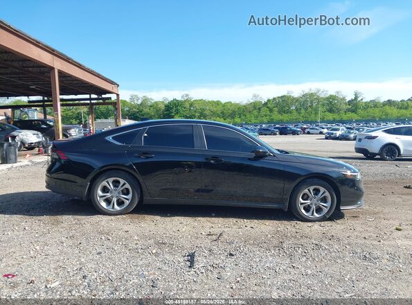 1HGCY1F23PA053012 2023 HONDA ACCORD Black Widok wnętrza z tyłu