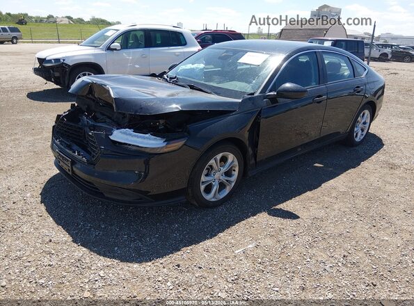 1HGCY1F23RA054096 2024 HONDA ACCORD Black წინა მარცხენა ხედი სამი მეოთხედიდან