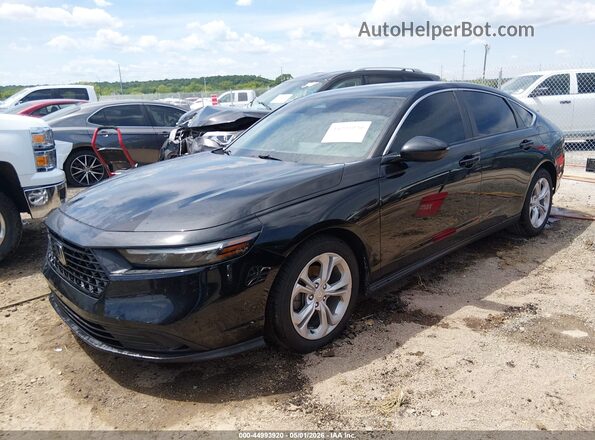 1HGCY1F24PA017474 2023 HONDA ACCORD Black Przód lewy