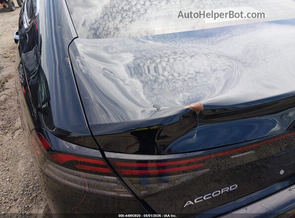 1HGCY1F24PA017474 2023 HONDA ACCORD Black Widok z przodu
