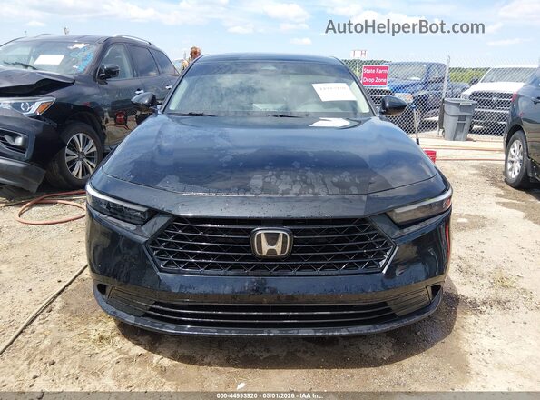 1HGCY1F24PA017474 2023 HONDA ACCORD Black Widok zestawu wskaźników