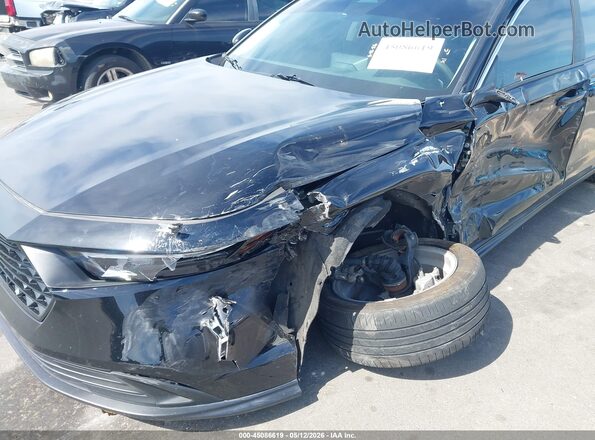 1HGCY1F26PA001180 2023 HONDA ACCORD Black წინა ხედი