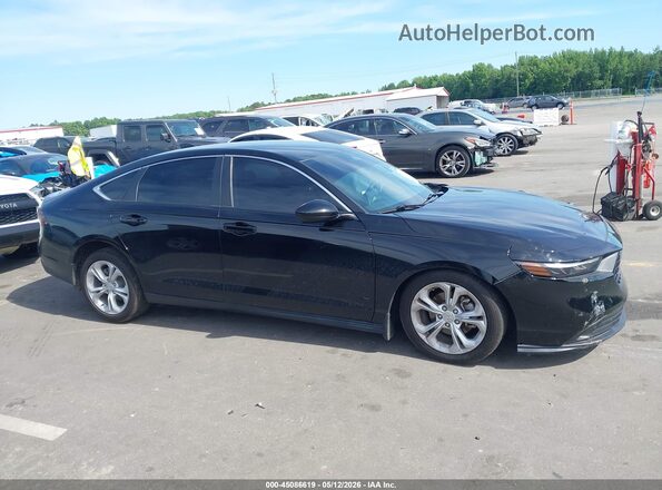 1HGCY1F26PA001180 2023 HONDA ACCORD Black უკანა სალონის ხედი