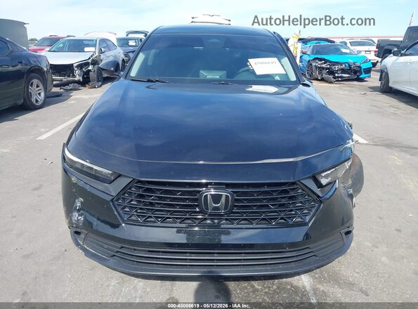 1HGCY1F26PA001180 2023 HONDA ACCORD Black ხელსაწყოთა პანელის ხედი