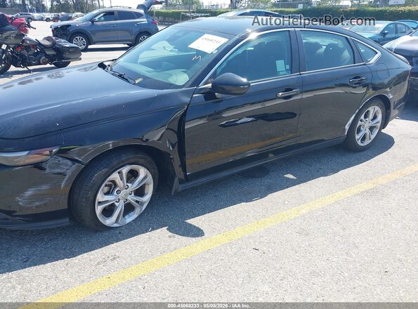 1HGCY1F26RA010965 2024 HONDA ACCORD Black Вид спереду