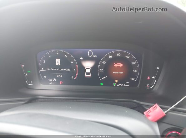 1HGCY1F27PA027643 2023 HONDA ACCORD Red Widok tylnych siedzeń