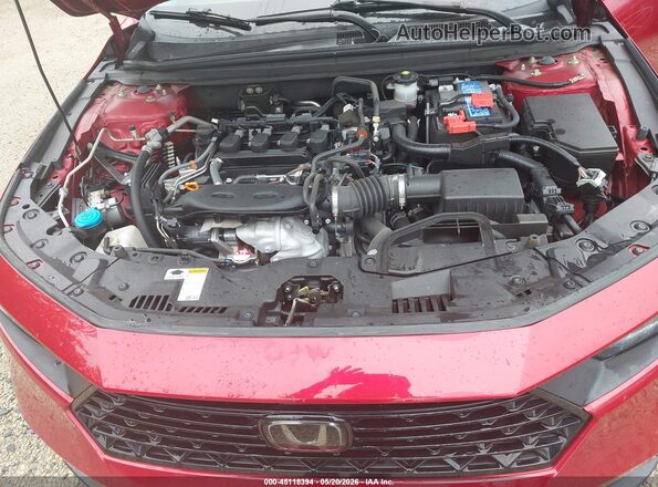 1HGCY1F27PA027643 2023 HONDA ACCORD Red Widok z tyłu