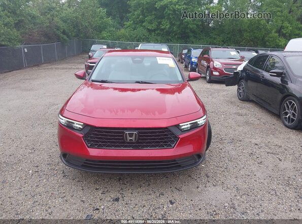 1HGCY1F27PA027643 2023 HONDA ACCORD Red Widok zestawu wskaźników