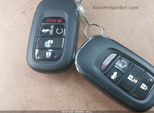 1HGCY1F27PA027643 2023 HONDA ACCORD Red Widok deski rozdzielczej