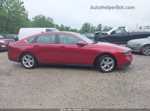 1HGCY1F27PA027643 2023 HONDA ACCORD Red Widok wnętrza z tyłu