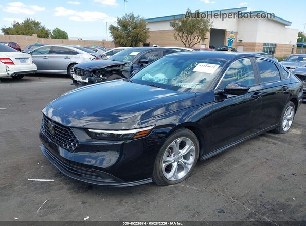 1HGCY1F28SA041219 2025 HONDA ACCORD Черный Передняя левая четверть