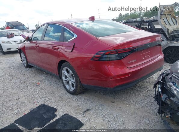 1HGCY1F28SA090338 2025 HONDA ACCORD Red Задня ліва чверть