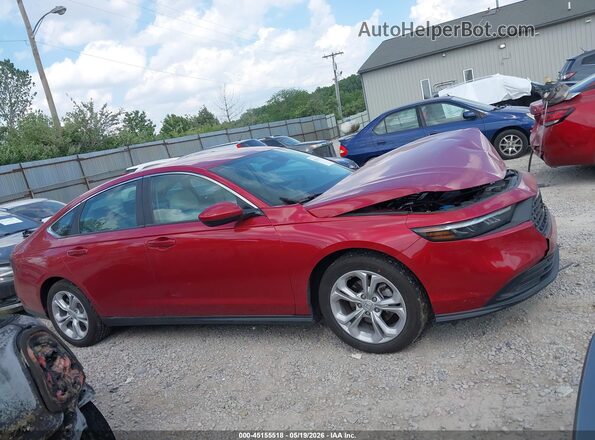 1HGCY1F28SA090338 2025 HONDA ACCORD Red Вид задньої частини салону