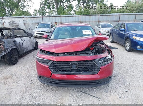 1HGCY1F28SA090338 2025 HONDA ACCORD Red Вид щитка приладів