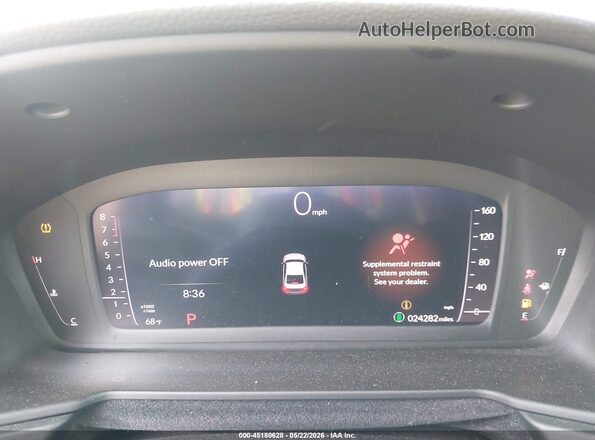 1HGCY1F31RA007626 2024 HONDA ACCORD Silver Вид задніх сидінь