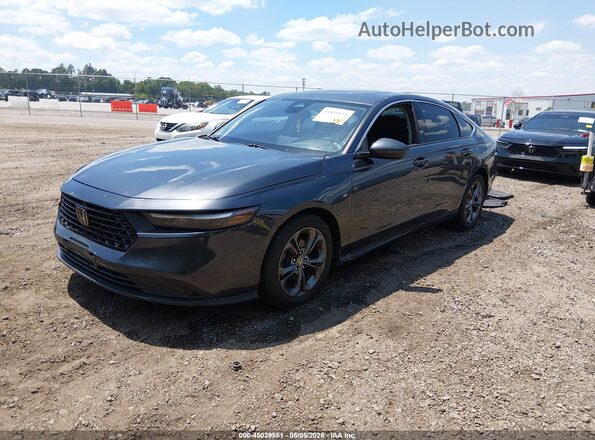 1HGCY1F33PA002599 2023 HONDA ACCORD Gray Առջևի ձախ երեք քառորդ տեսարան