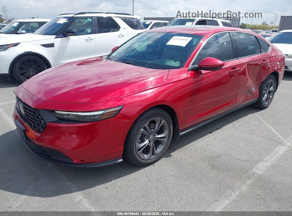 1HGCY1F33PA031133 2023 HONDA ACCORD Red Przód lewy