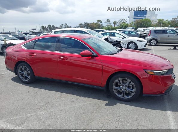 1HGCY1F33PA031133 2023 HONDA ACCORD Red Widok wnętrza z tyłu