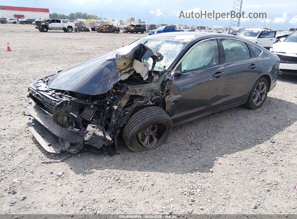 1HGCY1F35RA060006 2024 HONDA ACCORD Gray Առջևի ձախ երեք քառորդ տեսարան