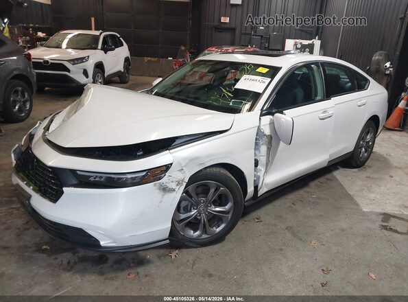 1HGCY1F35RA071121 2024 HONDA ACCORD White Vista tres cuartos delantera izquierda