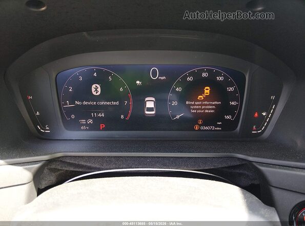 1HGCY1F36RA072939 2024 HONDA ACCORD Серый Вид задних сидений