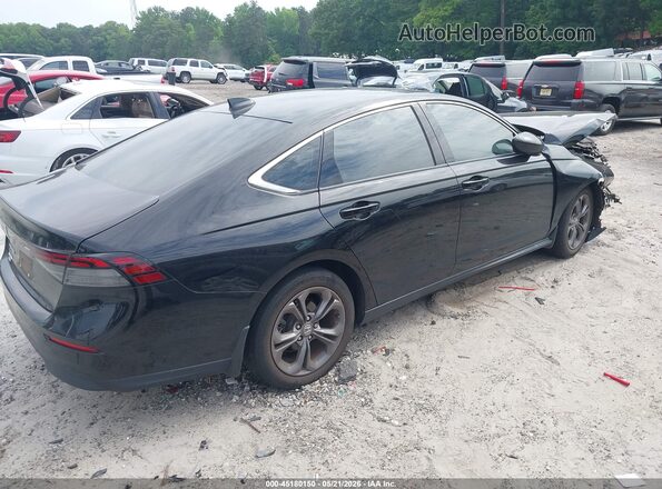 1HGCY1F37PA007191 2023 HONDA ACCORD Black უკანა მარჯვენა