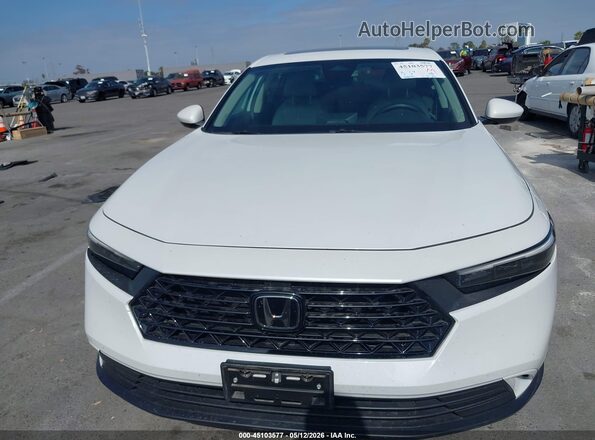 1HGCY1F37PA034486 2023 HONDA ACCORD White ხელსაწყოთა პანელის ხედი