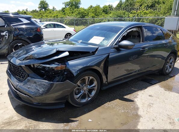 1HGCY1F39PA060524 2023 HONDA ACCORD Black Առջևի ձախ երեք քառորդ տեսարան