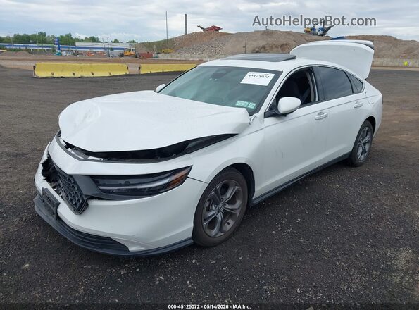 1HGCY1F39RA064205 2024 HONDA ACCORD White Առջևի ձախ երեք քառորդ տեսարան