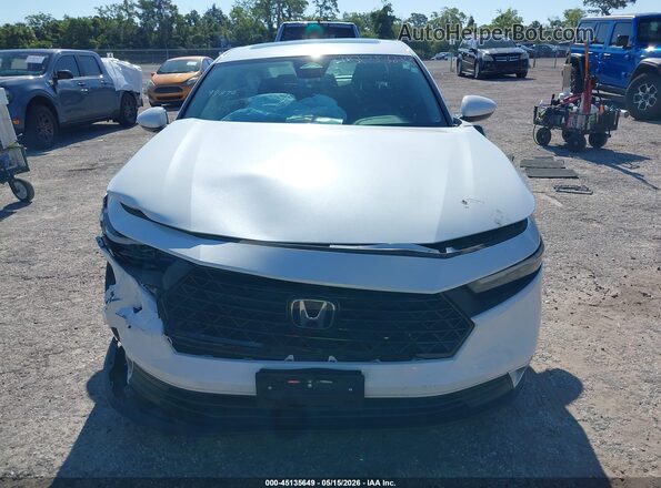 1HGCY1F3XRA054895 2024 HONDA ACCORD White Вид щитка приладів