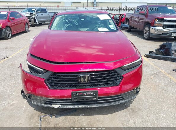 1HGCY1F40SA038011 2025 HONDA ACCORD Red Vista del cuadro de instrumentos