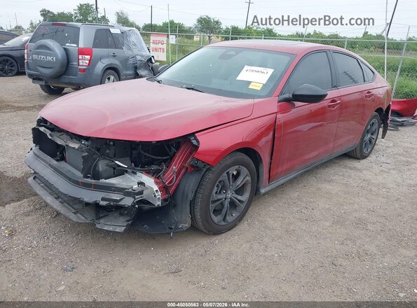 1HGCY1F40SA069601 2025 HONDA ACCORD Red Передня ліва чверть