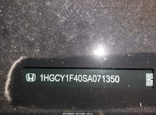 1HGCY1F40SA071350 2025 HONDA ACCORD Gray 