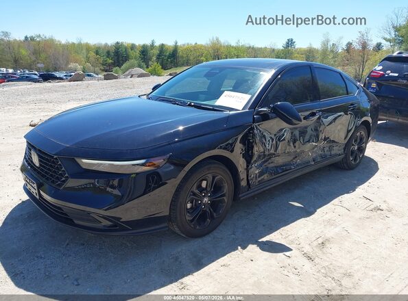 1HGCY1F41SA048076 2025 HONDA ACCORD Black Передня ліва чверть