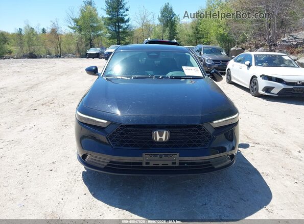 1HGCY1F41SA048076 2025 HONDA ACCORD Black Вид щитка приладів