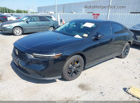 1HGCY1F41SA061975 2025 HONDA ACCORD Black Front left