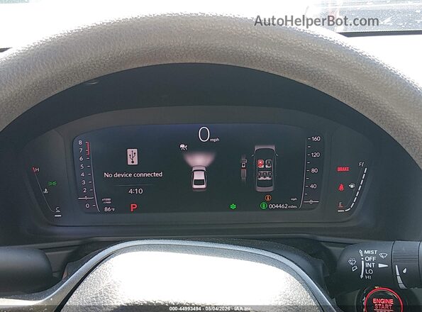 1HGCY1F41SA090019 2025 HONDA ACCORD White Vista de los asientos traseros