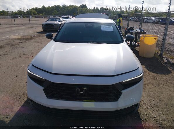 1HGCY1F42SA015507 2025 HONDA ACCORD White Vista del cuadro de instrumentos