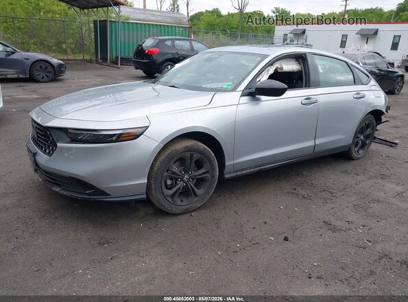 1HGCY1F42SA067364 2025 HONDA ACCORD Silver Առջևի ձախ երեք քառորդ տեսարան