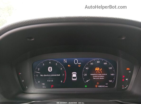 1HGCY1F43SA041016 2025 HONDA ACCORD Gray Հետևի նստատեղերի տեսք
