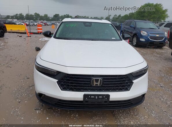 1HGCY1F44SA026685 2025 HONDA ACCORD White ხელსაწყოთა პანელის ხედი