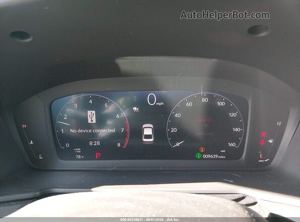 1HGCY1F45SA048274 2025 HONDA ACCORD White Widok tylnych siedzeń