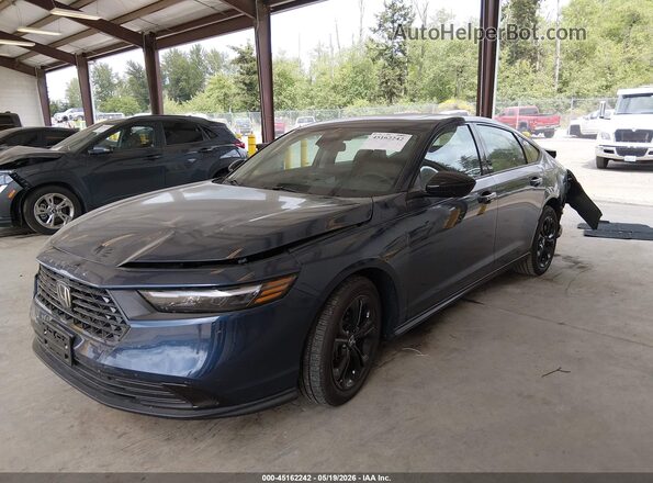 1HGCY1F46SA059252 2025 HONDA ACCORD Blue წინა მარცხენა ხედი სამი მეოთხედიდან